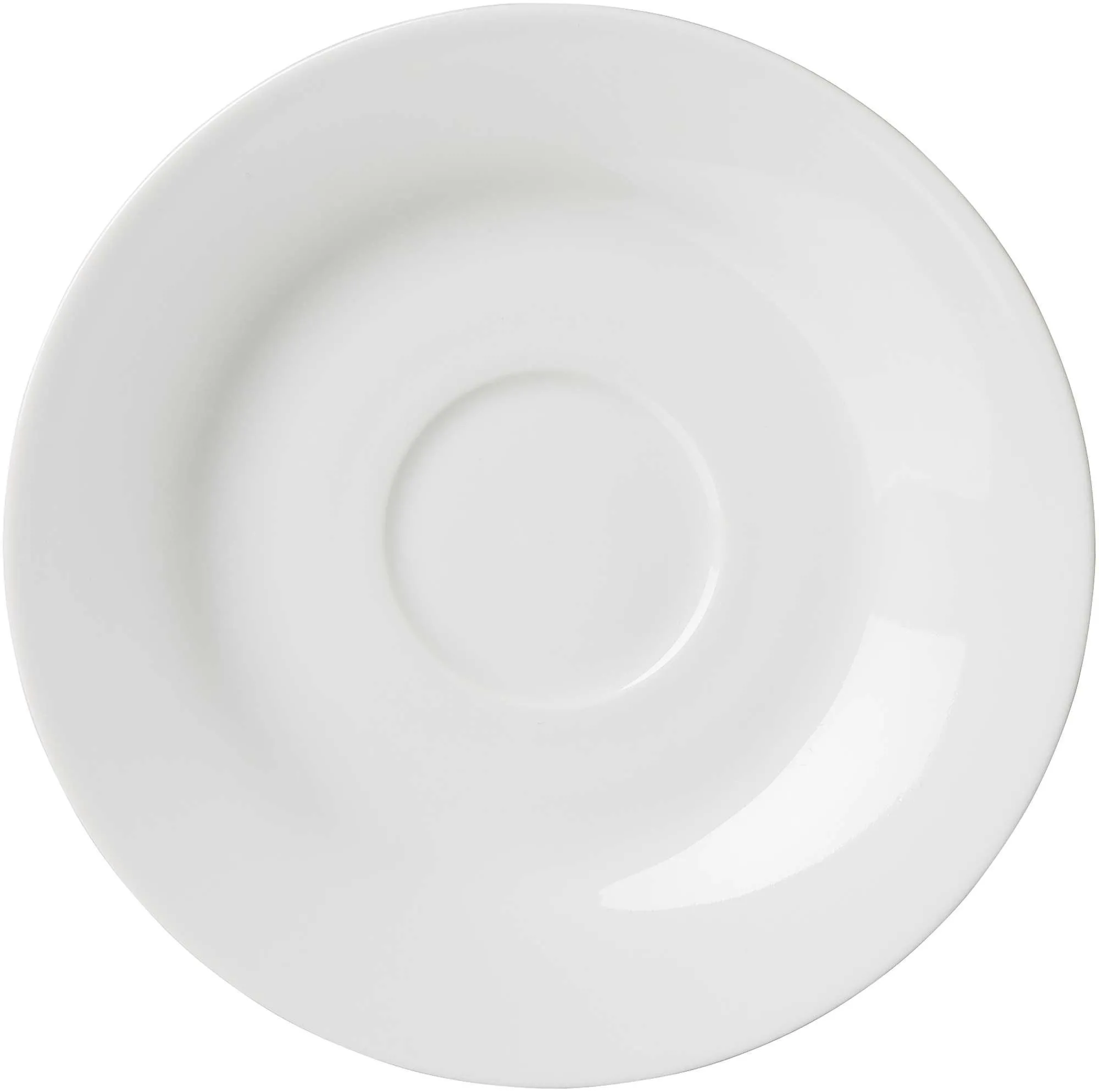 Untertasse für Cafe Au Lait Tasse Bianco