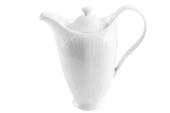 Kaffeekanne mit Deckel YAPRAK 1 Liter mit Blattdekor von Porland