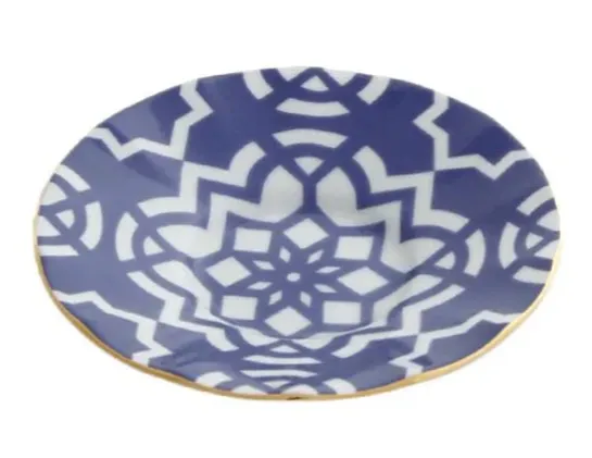 Porland MOROCCO Design7 Untersetzer für Teegläser BLAU 6er Set