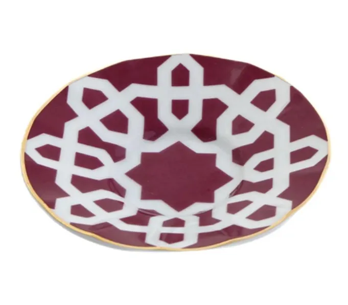 Porland MOROCCO Design5 Untersetzer für Teegläser FUCHSIA 6er Set