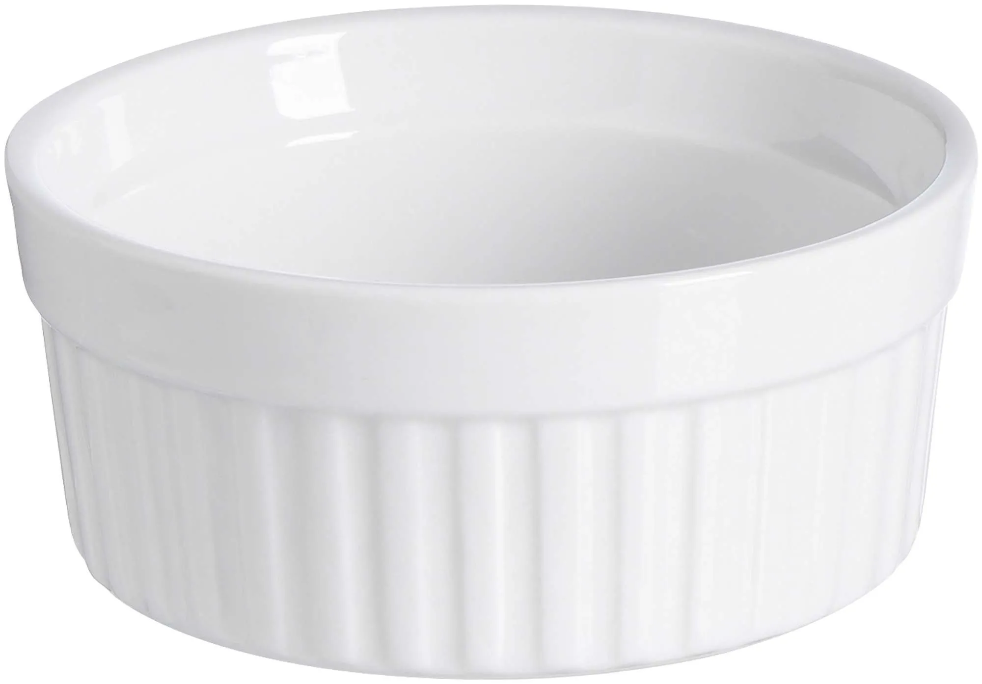 Auflaufform rund 11cm Bianco