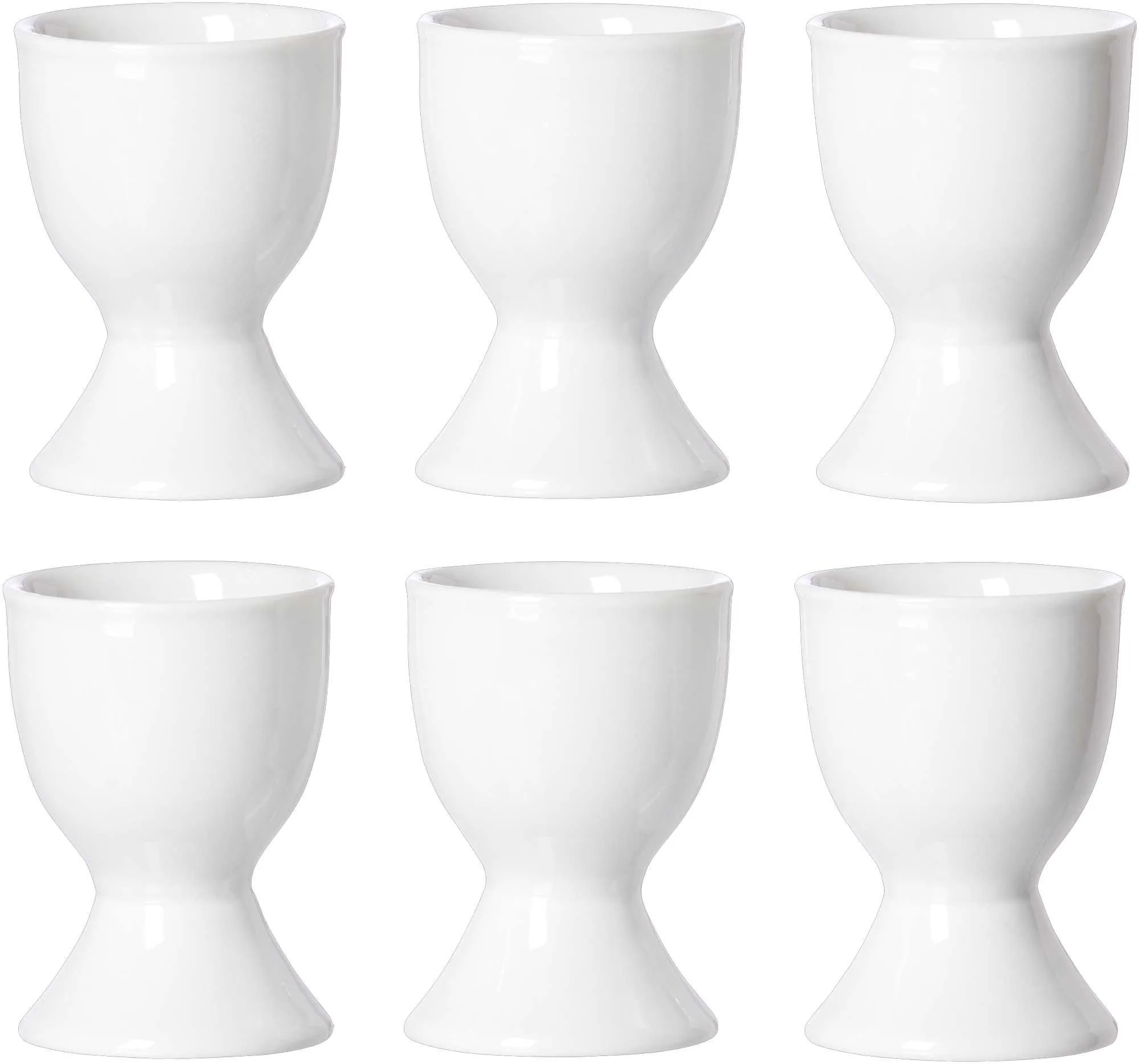 Eierbecher 6er Set Bianco