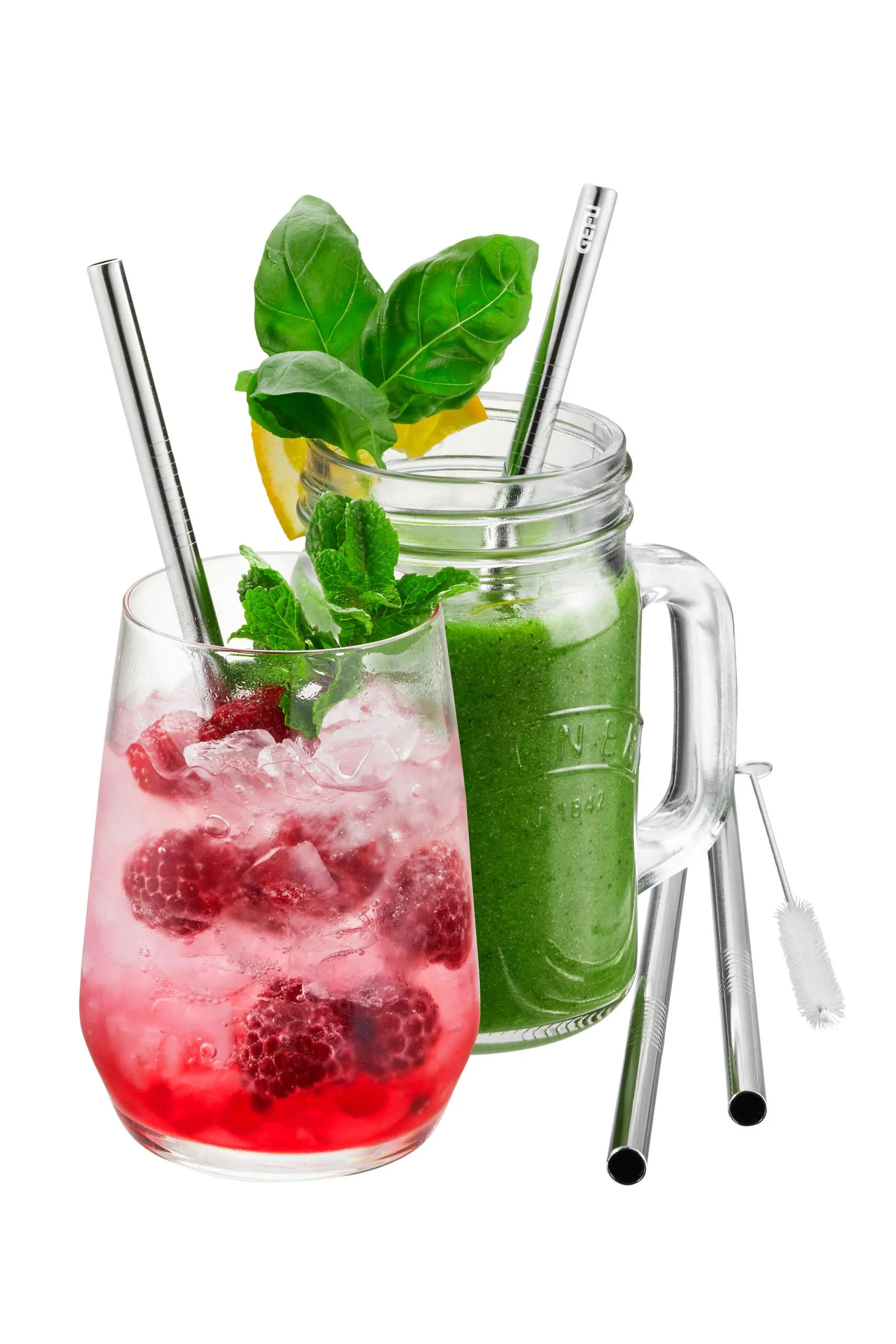 Trinkhalme mit Bürste Gefu Future