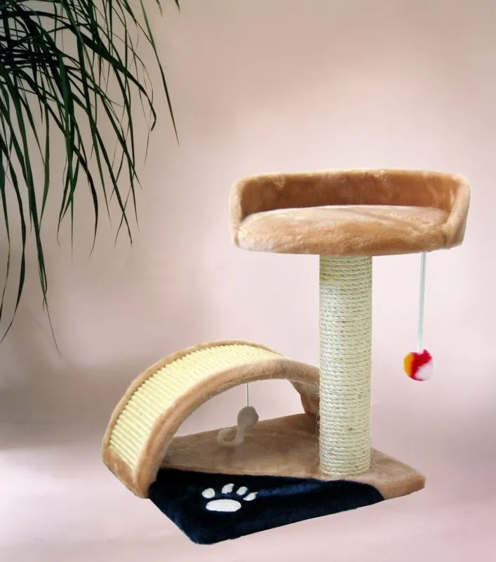 Spieltunnel beige-blau