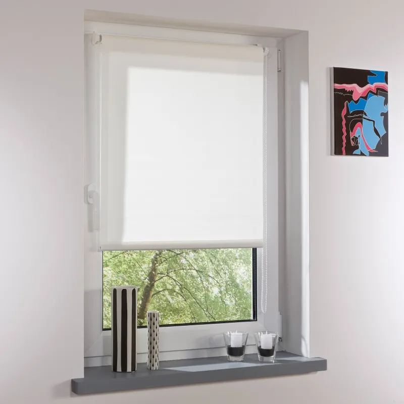 Bella Casa Klemmfix-Rollo, ca. 150 x 80 cm, weiß