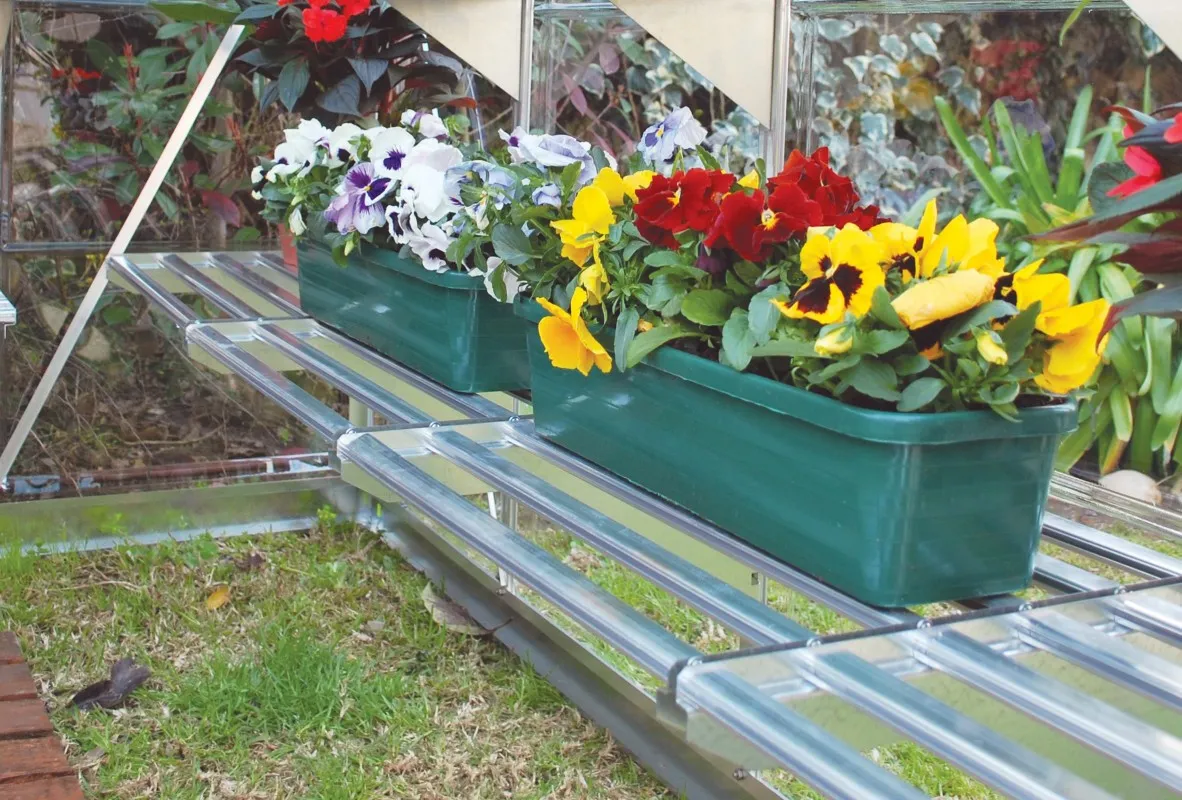 Gewächshausregal aus Aluminium (Schwerlastregal)