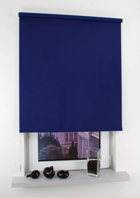 Bella Casa Seitenzugrollo Easy, blau, 180 x 142 cm