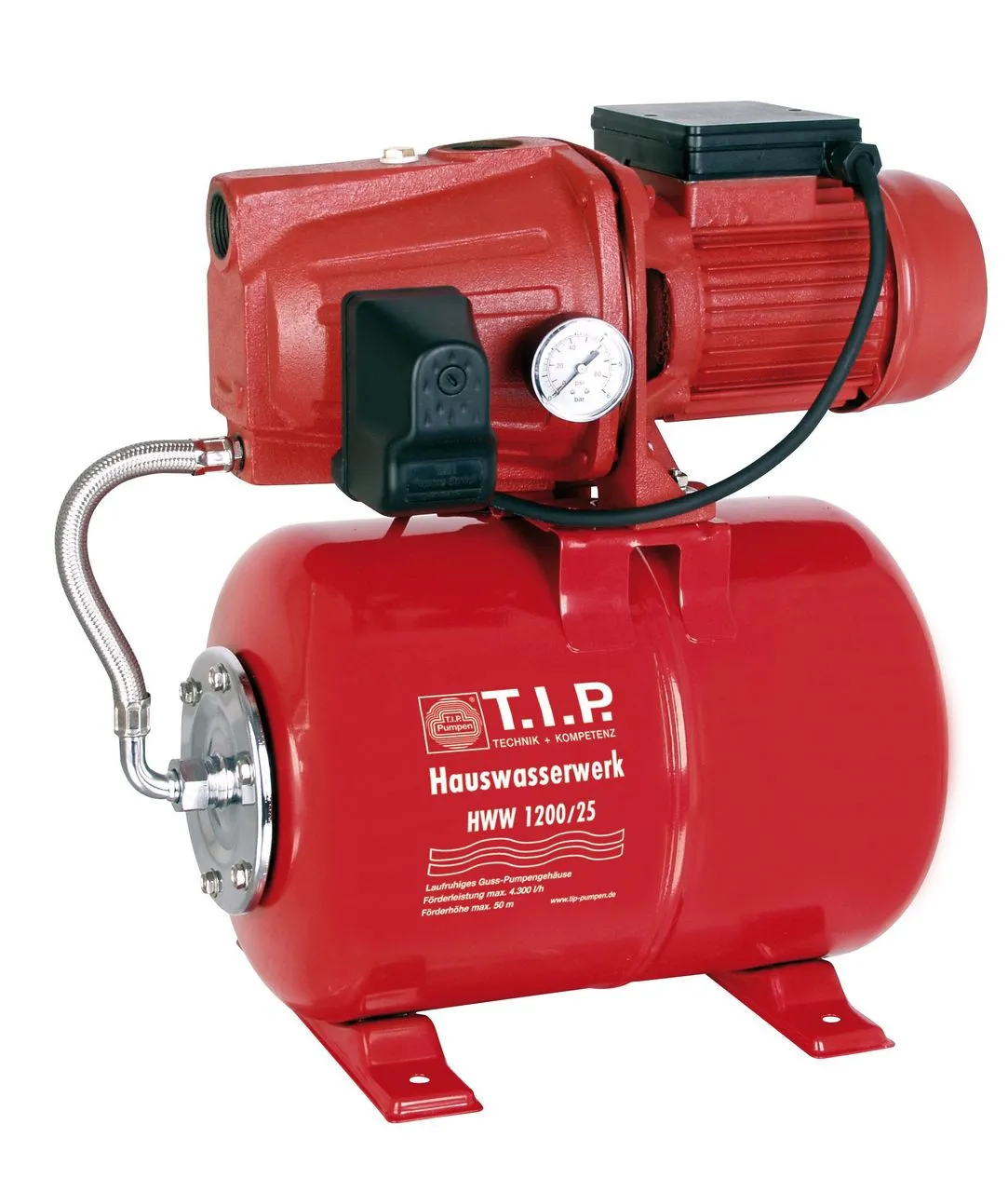 T.I.P Hauswasserwerke - Kunststoff/Guss  HWW 1200/25