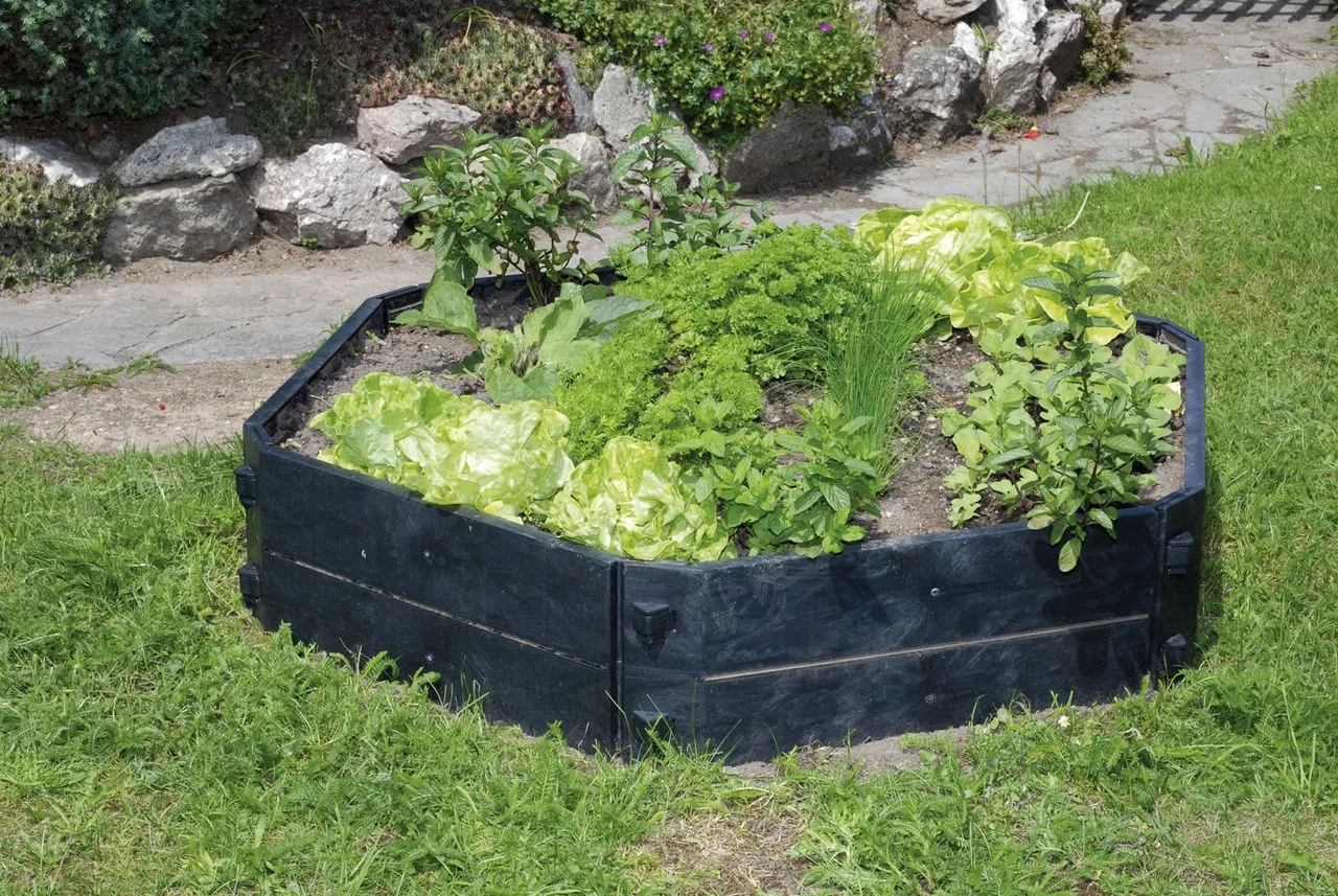 KHW Schnellkomposter/Hochbeet Aufbauset SKA 250 Liter zu Grundvariante 550 Liter