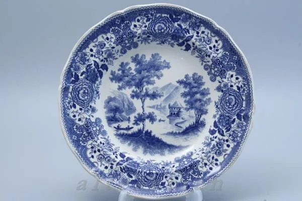 Suppenteller groß - altes Modell - Villeroy & Boch Burgenland blau