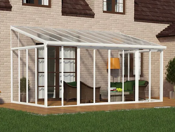 Wintergarten, "San Remo", 3x5.4, Weiß