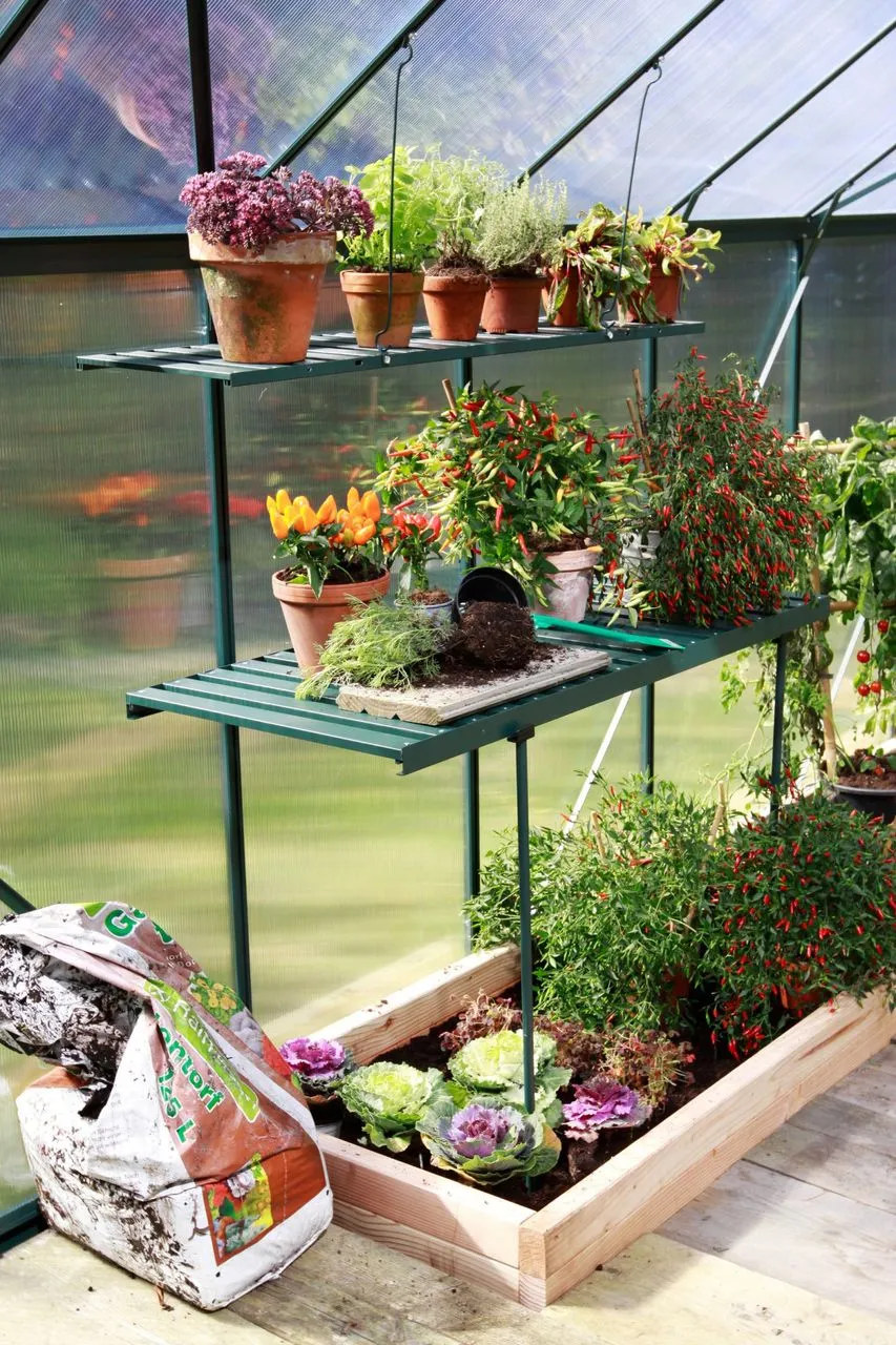 Alutisch, abklappbar, 120x56x81cm, grün