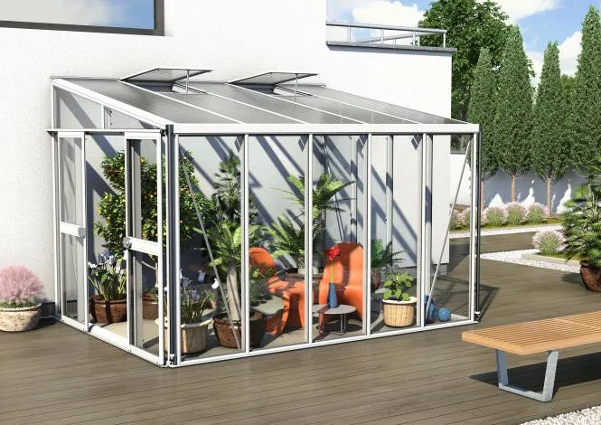 Pavillon-Nachrüstsatz Helena 8600, weiß