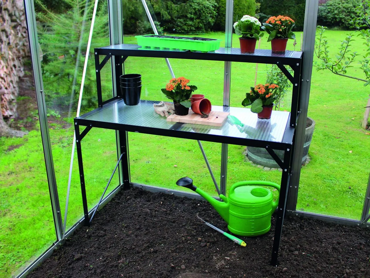 Alu-Tischaufsatz, HKP, schwarz