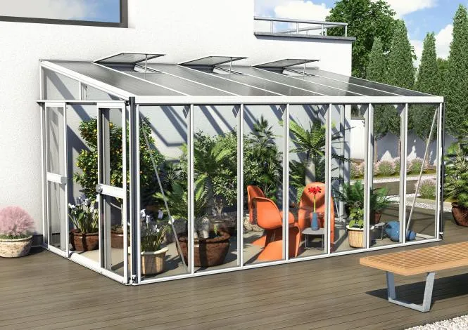 Pavillon-Nachrüstsatz Helena 11900, weiß