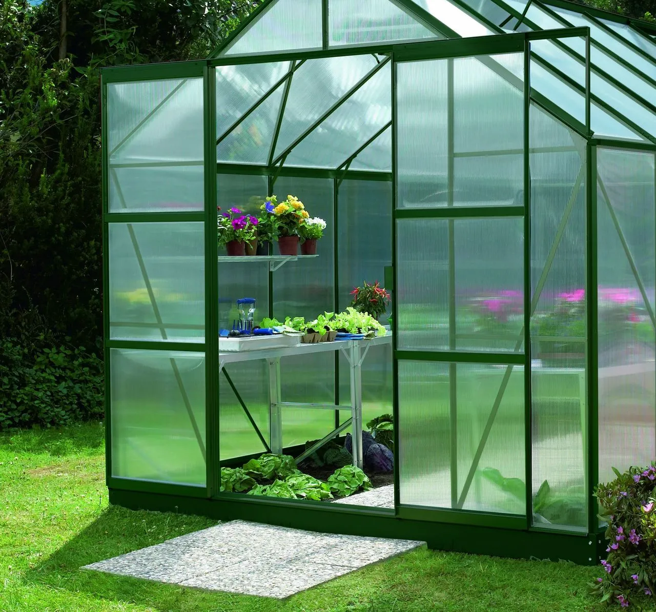 Türerweiterung o. Glas für Merkur, grün