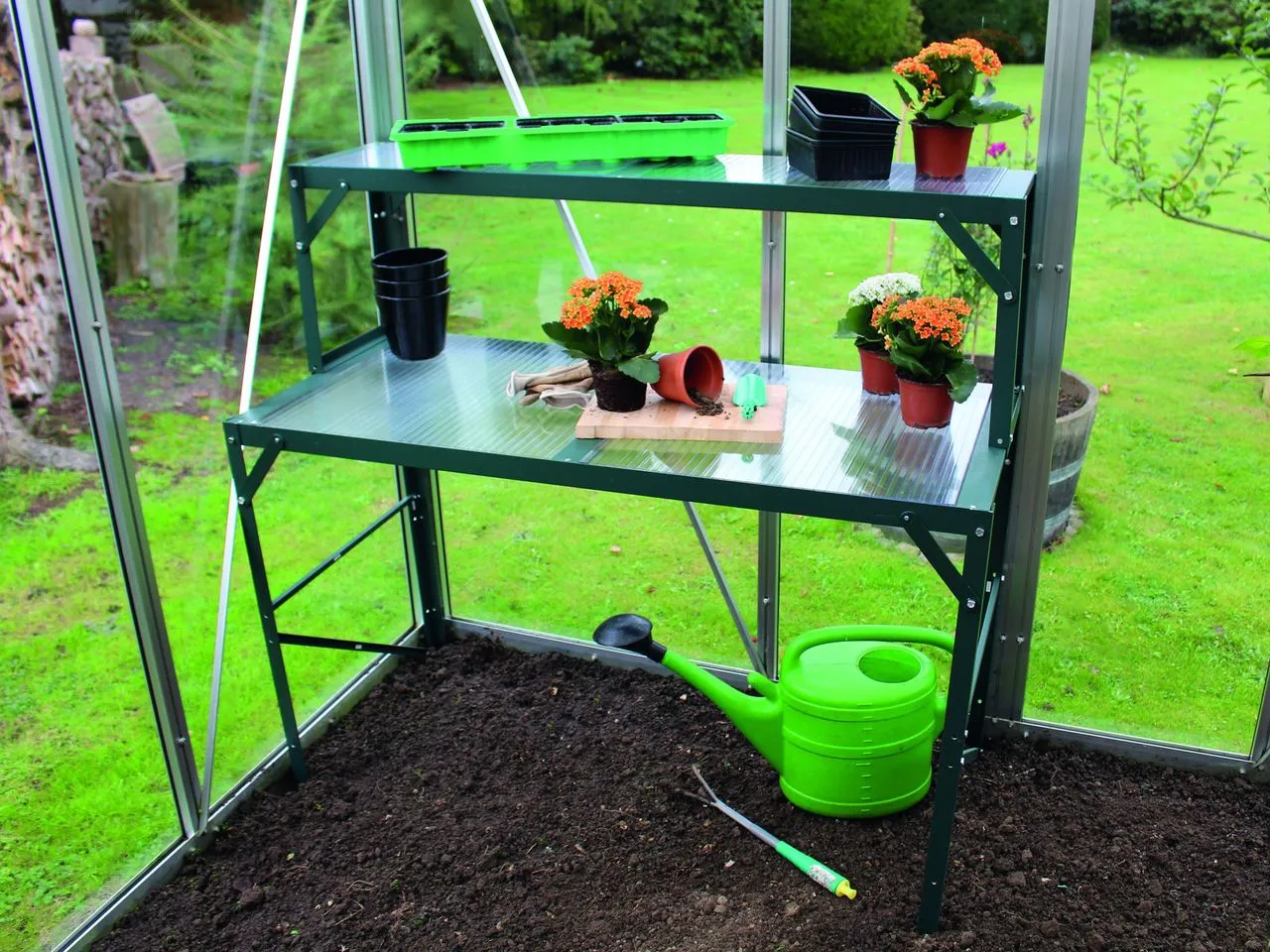 Alu-Tischaufsatz, HKP, grün