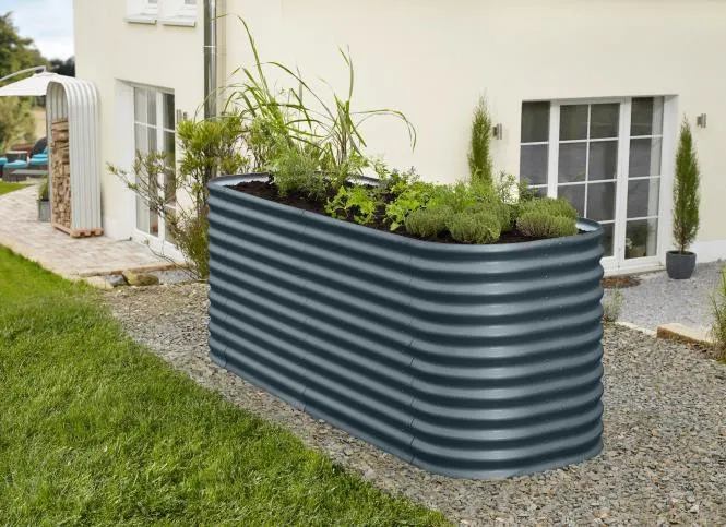 Erweiterung für Hochbeet Basic 858, dunkelgrau