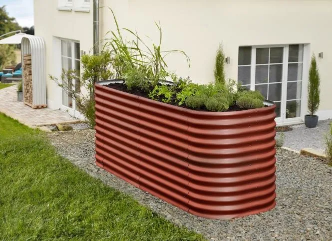 Erweiterung für Hochbeet Basic 858, ziegelrot