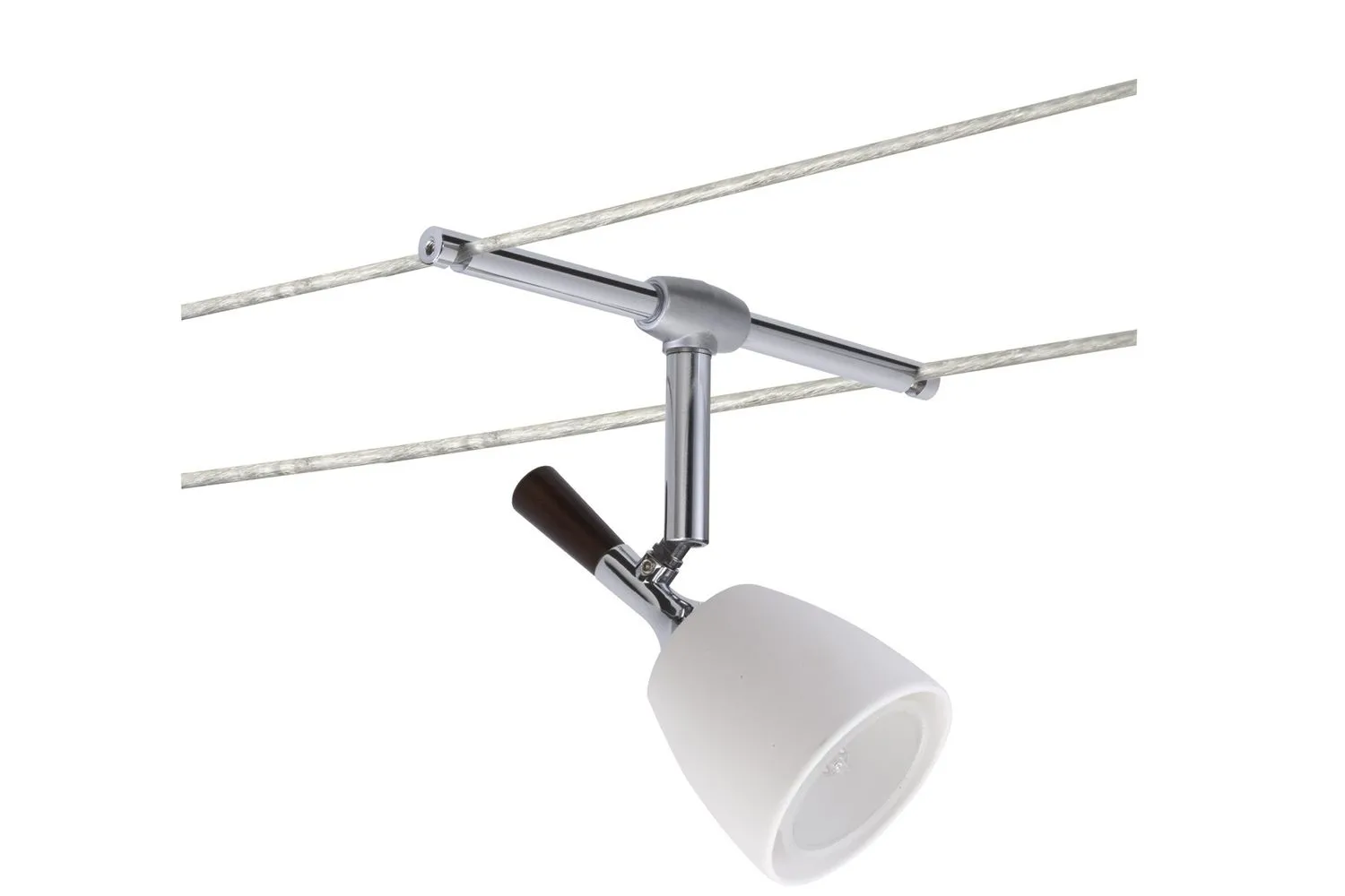 Paulmann Wire System Light&Easy Mix 1x20W GU5,3 Chrom/Keramik 12V Alu/Keramik