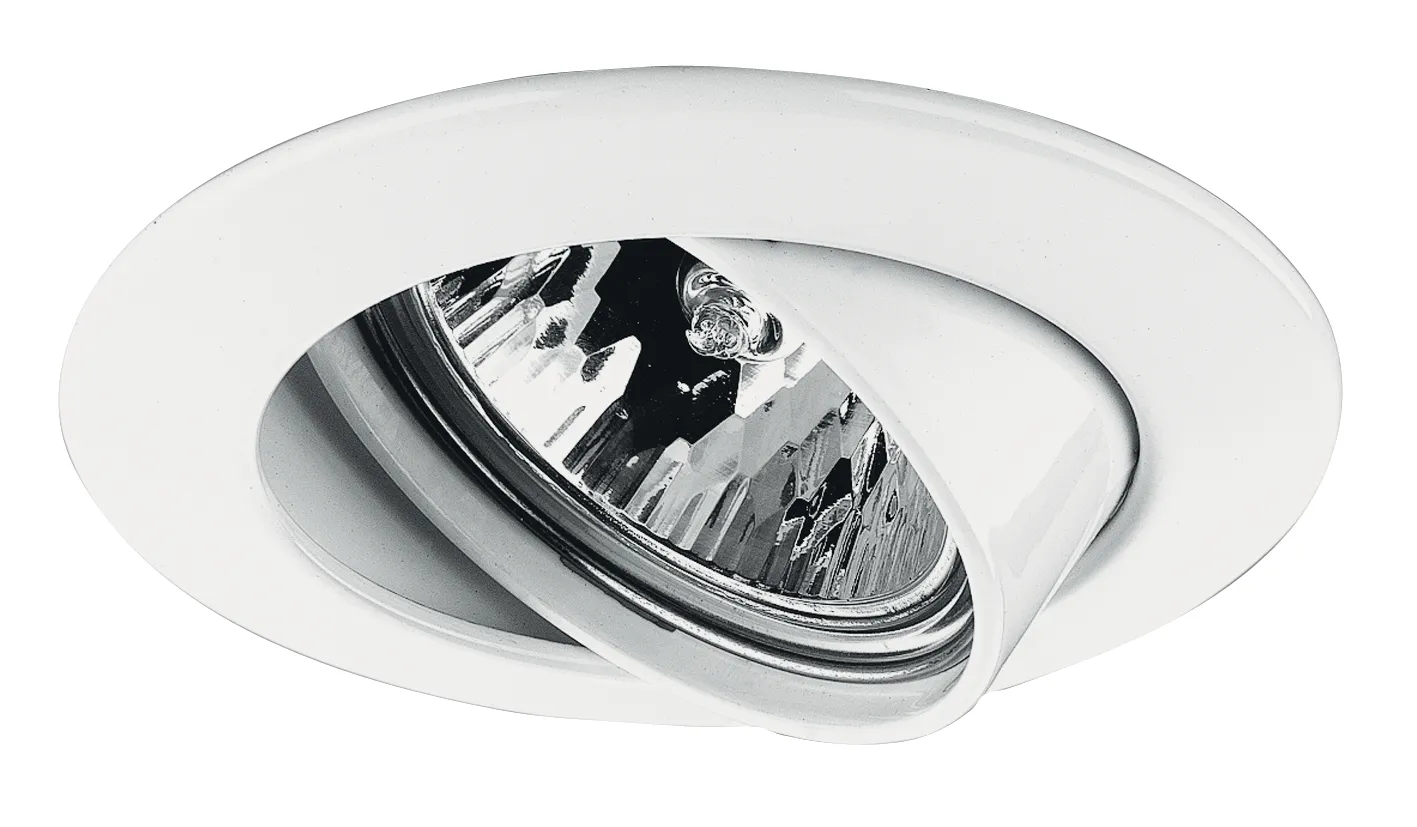 Paulmann Premium Einbauleuchten schwenkbar max. 50W 12V GU5,3 51mm Weiß/Alu Zink