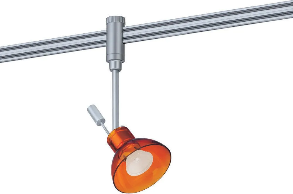 975.74  Paulmann Phantom Spot Zaretti 50W GZ10 Chrom matt / Orange transparent