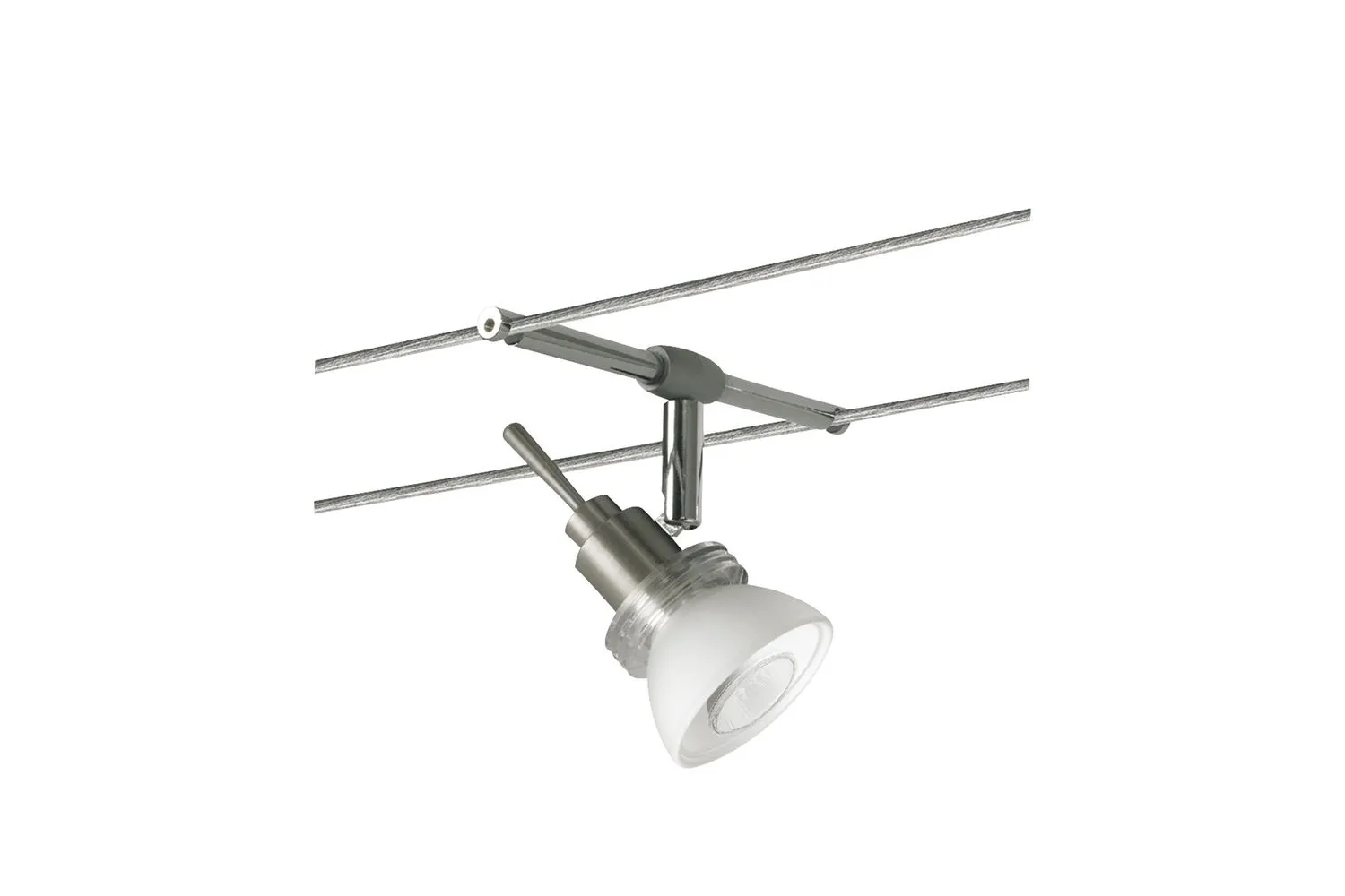 70.61 Paulmann Light&Easy Seil Spot Verbier 1x35w GU4 Opal Seilsystem