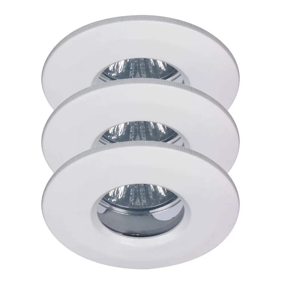 Profi EBL Set starr IP65 3x35W 105VA 230/12V GU5,3 51mm Weiß/Alu Zink