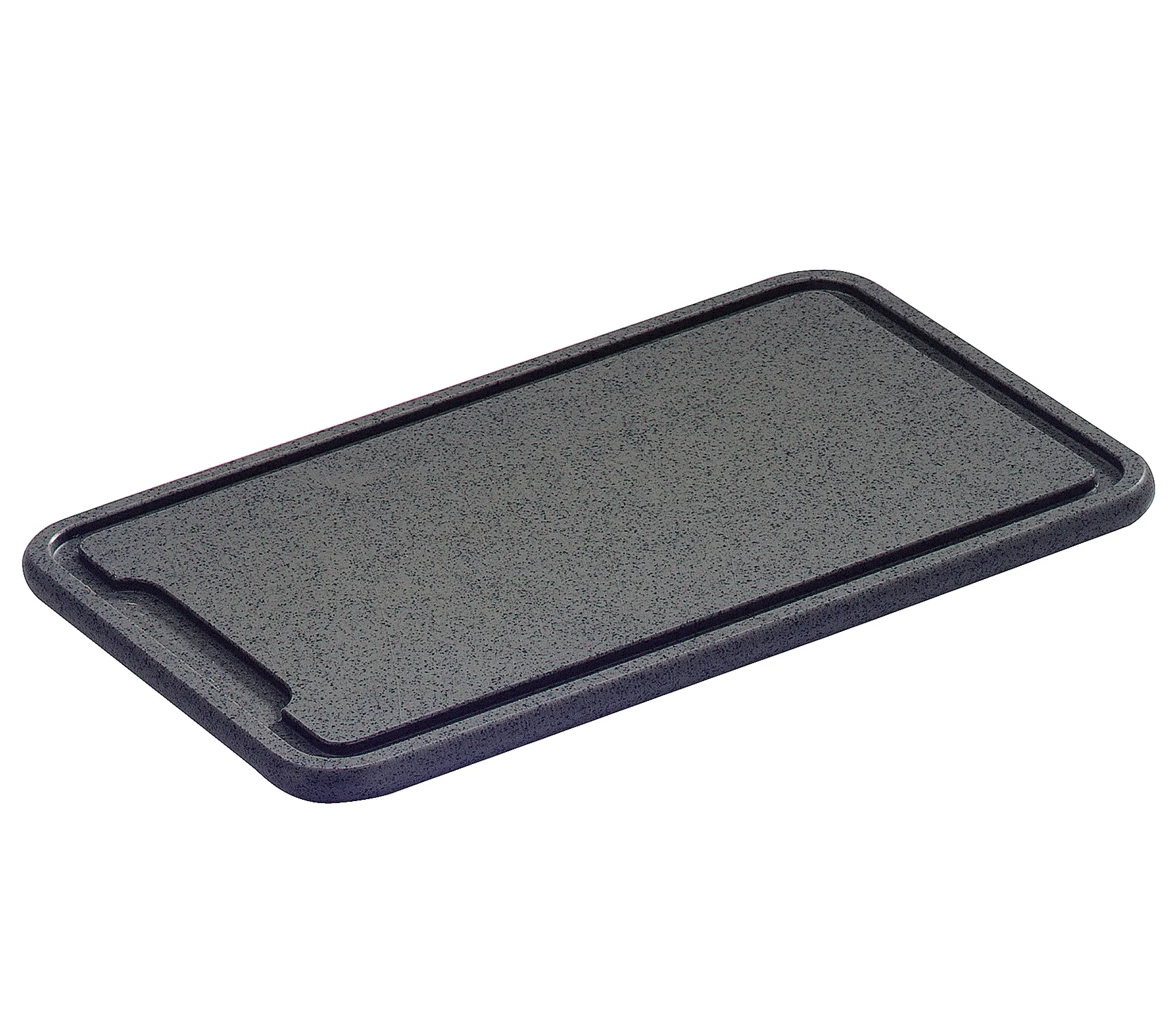 Tranchierbrett Kunststoff mit Saftrinne 36x23cm Made in Germany  + mit Saftrille