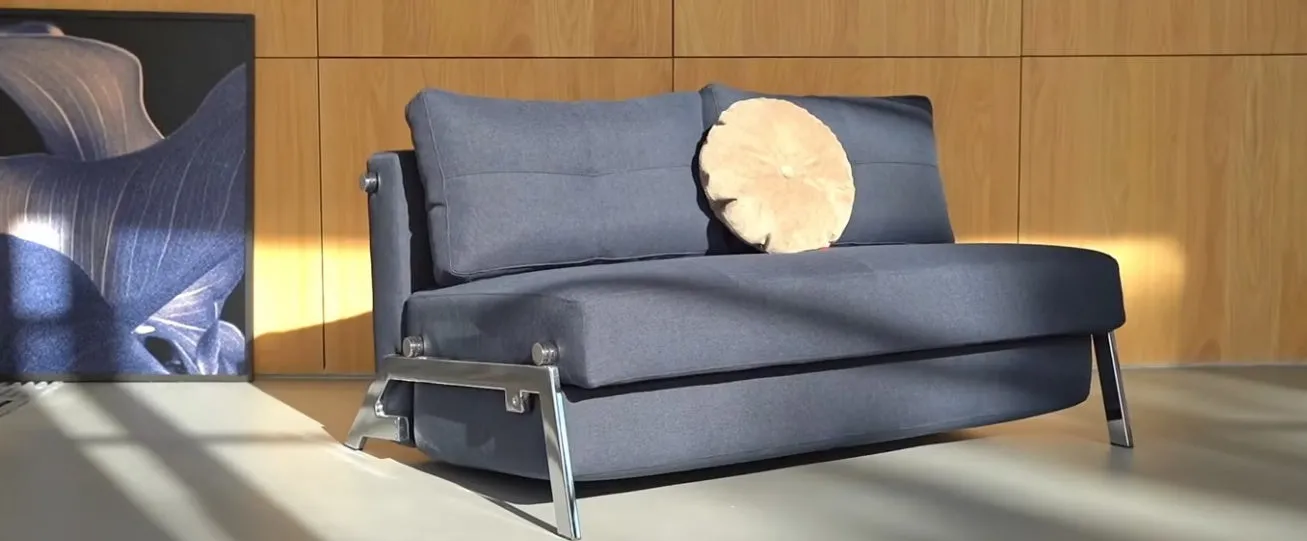 CUBED Chrom Schlafsofa 160CM