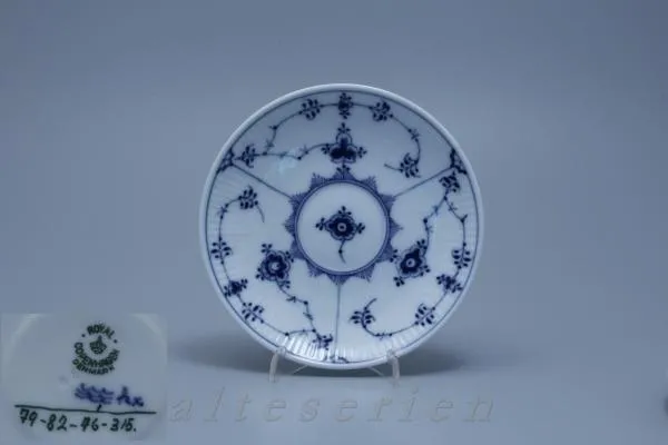Untertasse für Tee Modell 79-82-96-315 - Royal Copenhagen Musselmalet gerippt II.Wahl