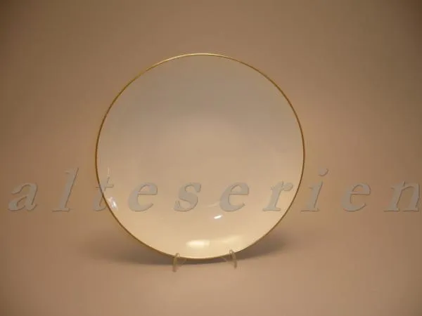 Suppenteller ohne Fahne bzw. Tellerrand - Fürstenberg Form 650 Goldrand 0456