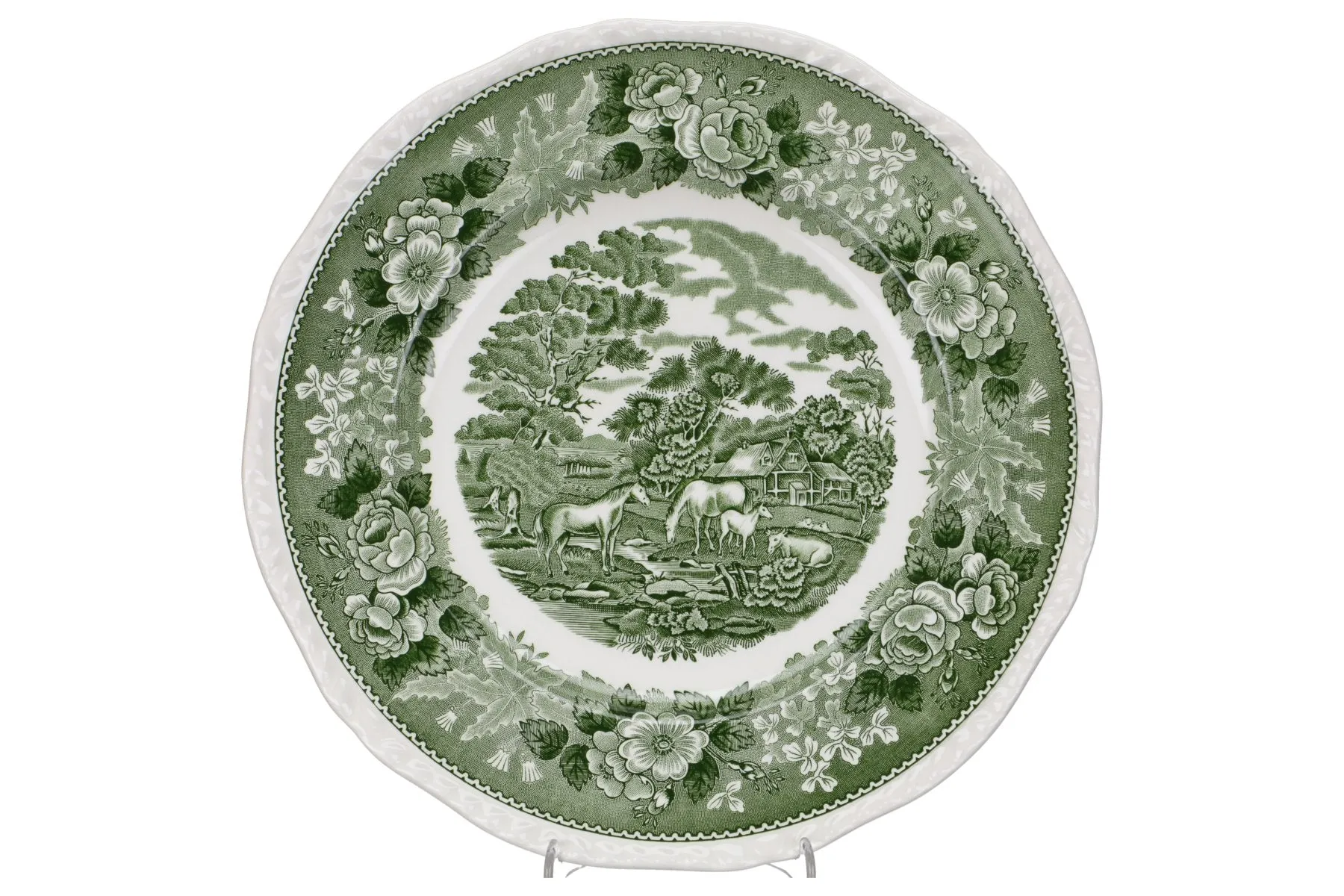 Speiseteller - Adams English Scenic grün