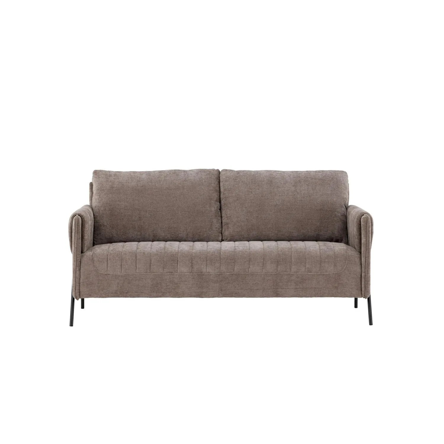 2-Sitzer Sofa Indigo - Hellbraun