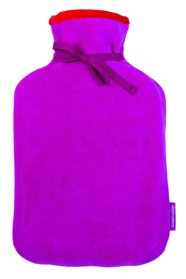 Farbenfreunde Wärmflasche TWINS, fuchsia