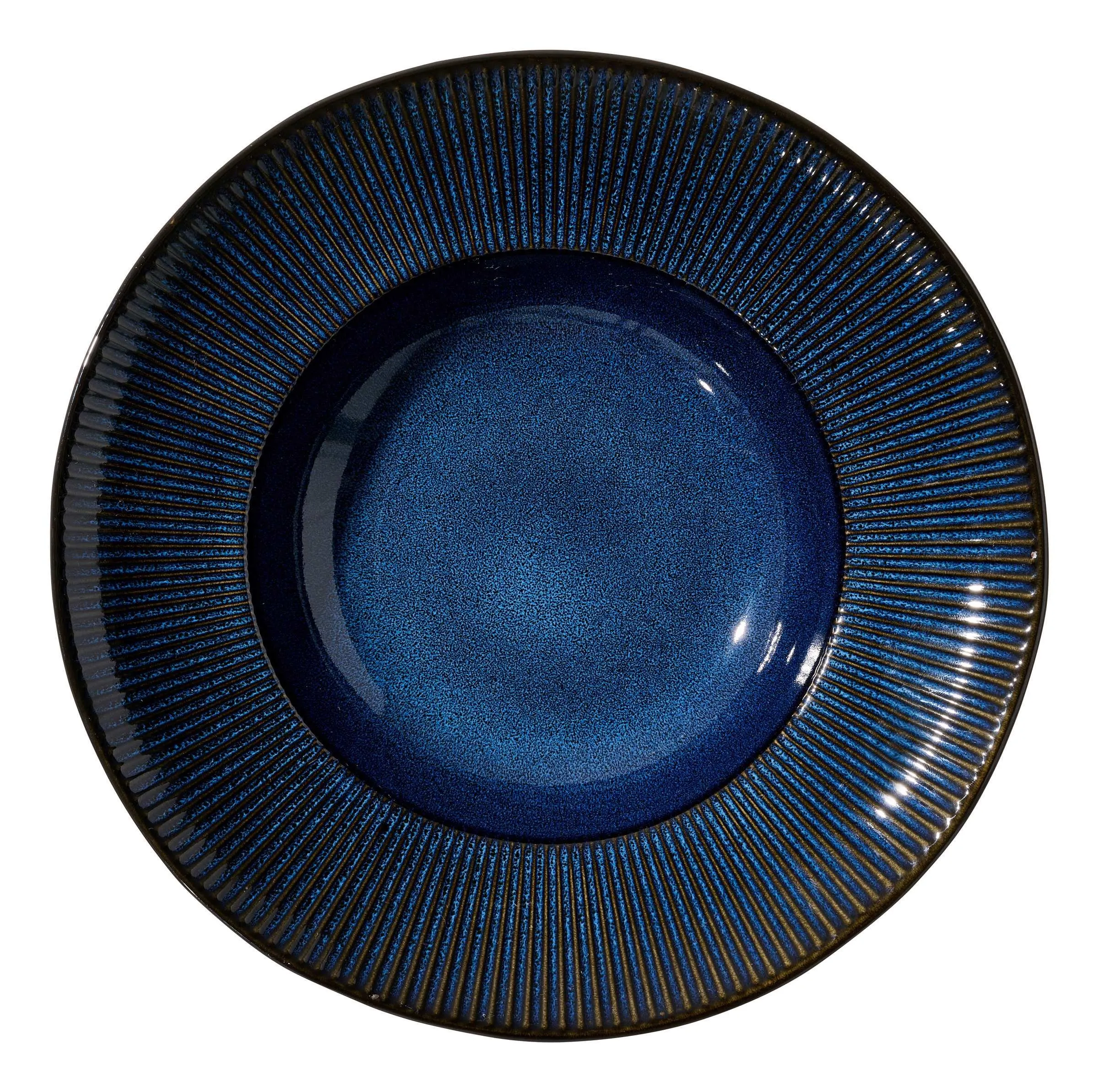 Pastateller | 7 x Ø 30,5 cm | Blau | Steingut