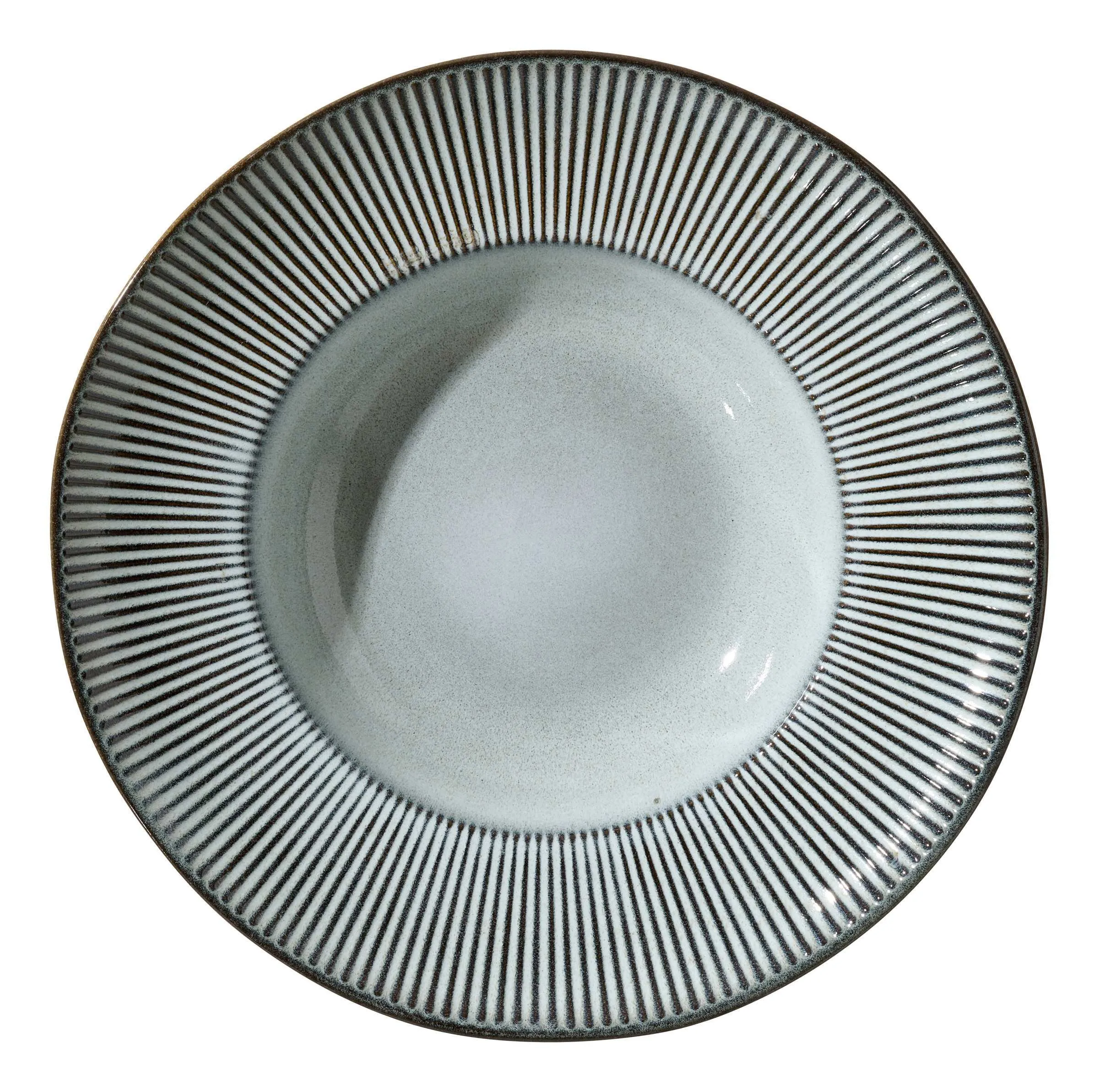 Pastateller | 7 x Ø 30,5 cm | Grau | Steingut