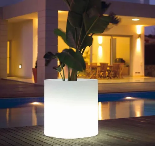 Vondom Pflanzkübel ZYLINDRISCH LED