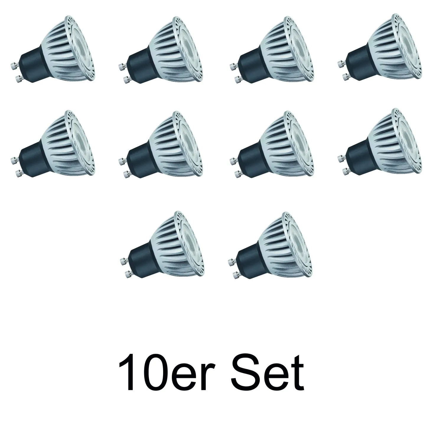 10x 28056.10 Paulmann GU10 Fassung LED Powerline 3,5W Warmweiß
