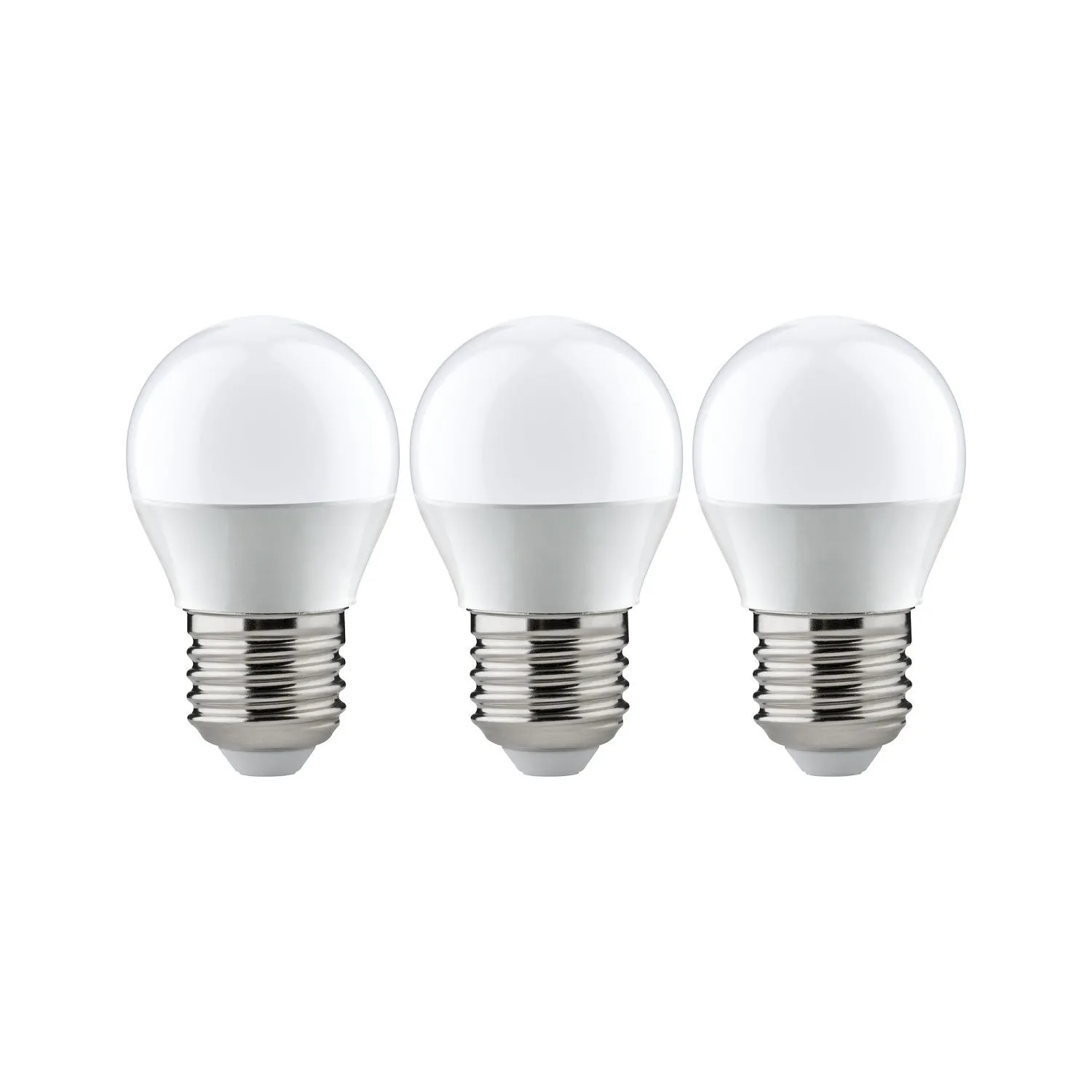 Paulmann 3er Pack 28579 LED Tropfen 5,5W E27 2700K 470Lumen Warmweiß satiniert