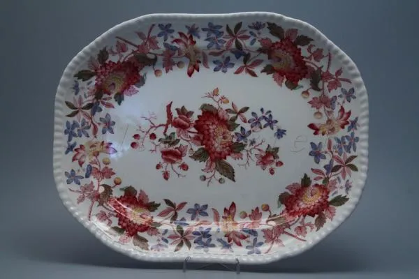 Fleischplatte groß - Spode Copeland Aster