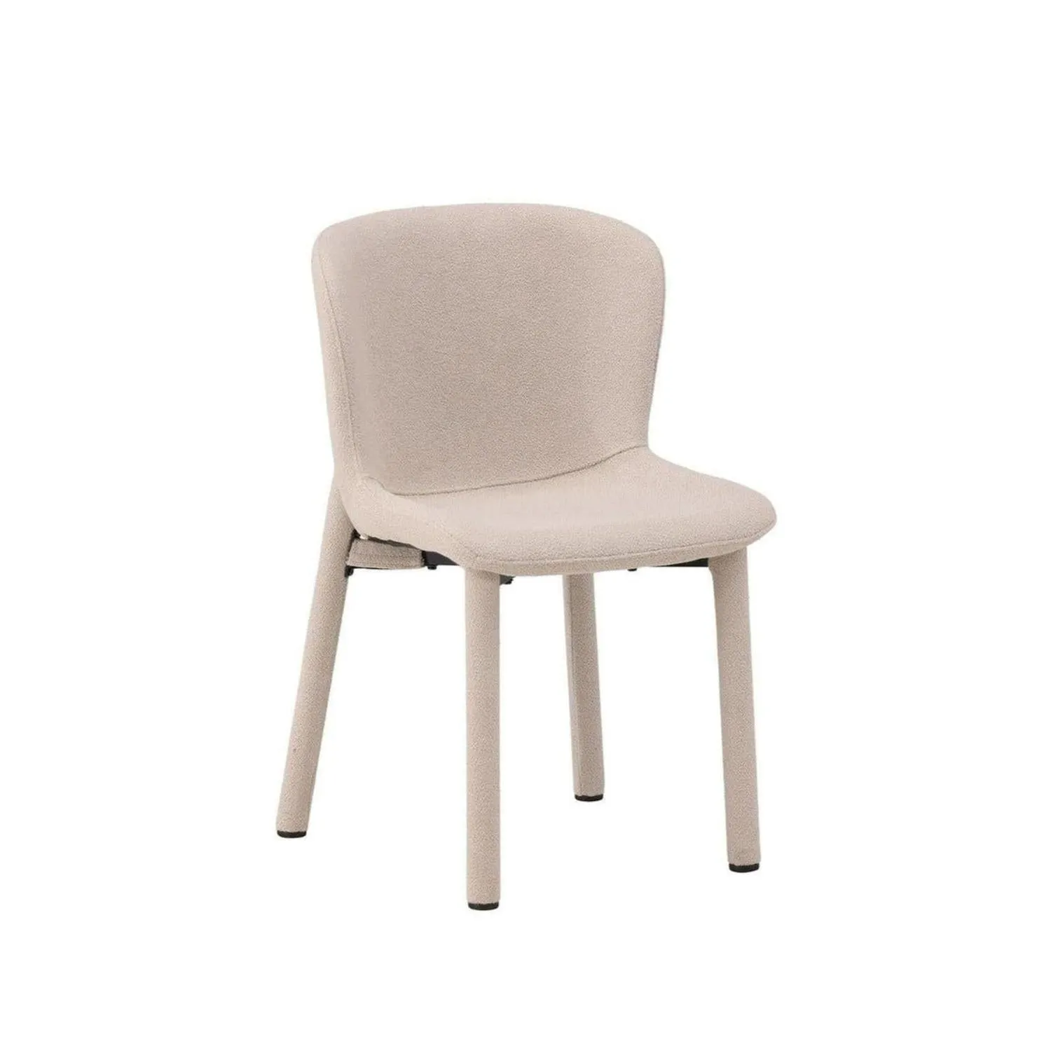 2er-Set Bouclé-Polsterstühle Astoria - Beige