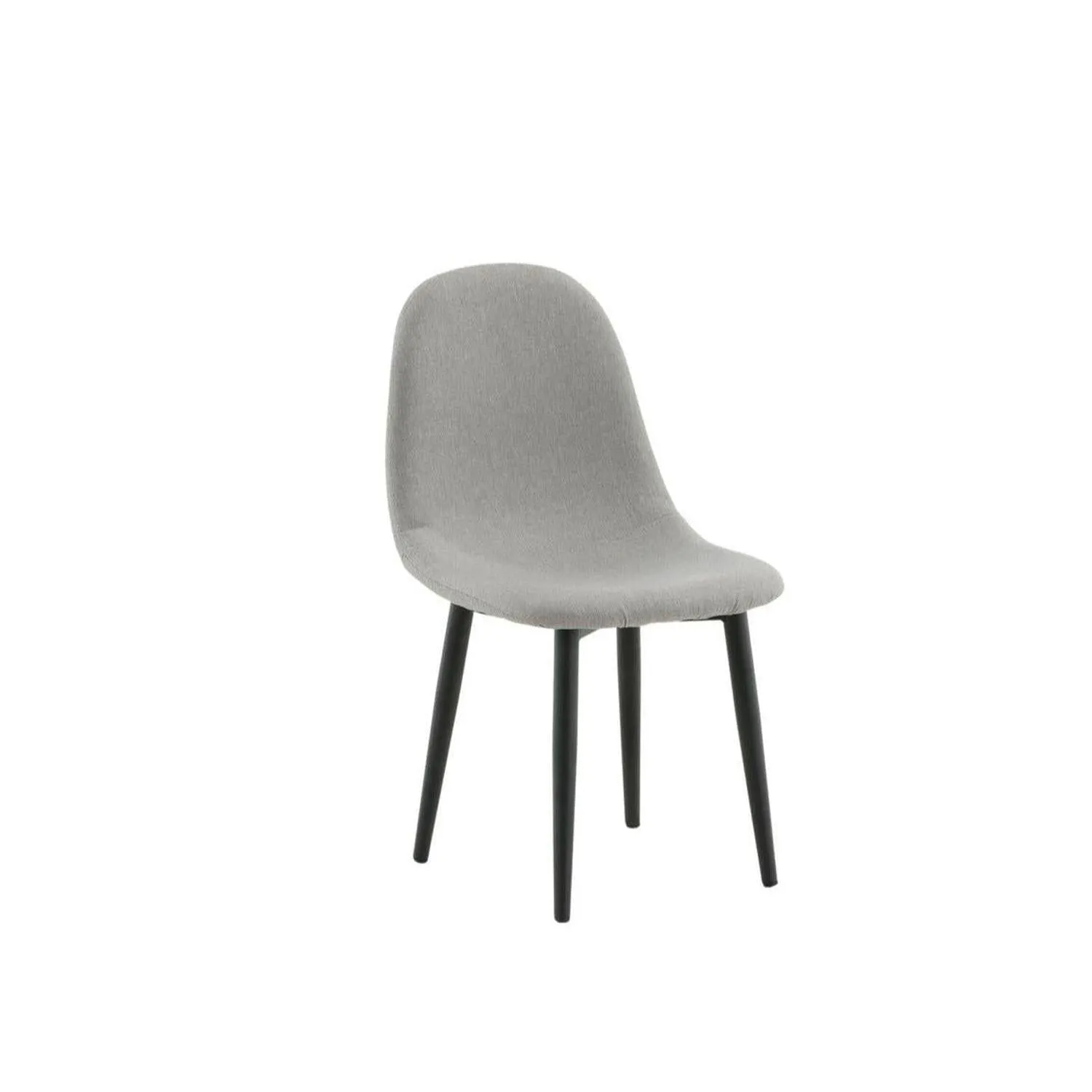 2er-Set Kinderstühle Polar aus Samt - Grau