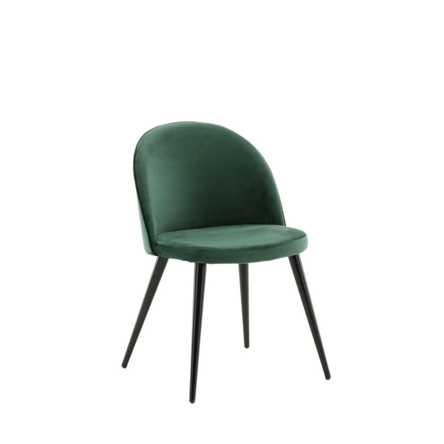2er-Set Polsterstühle Matstol aus Samt - Moosgrün