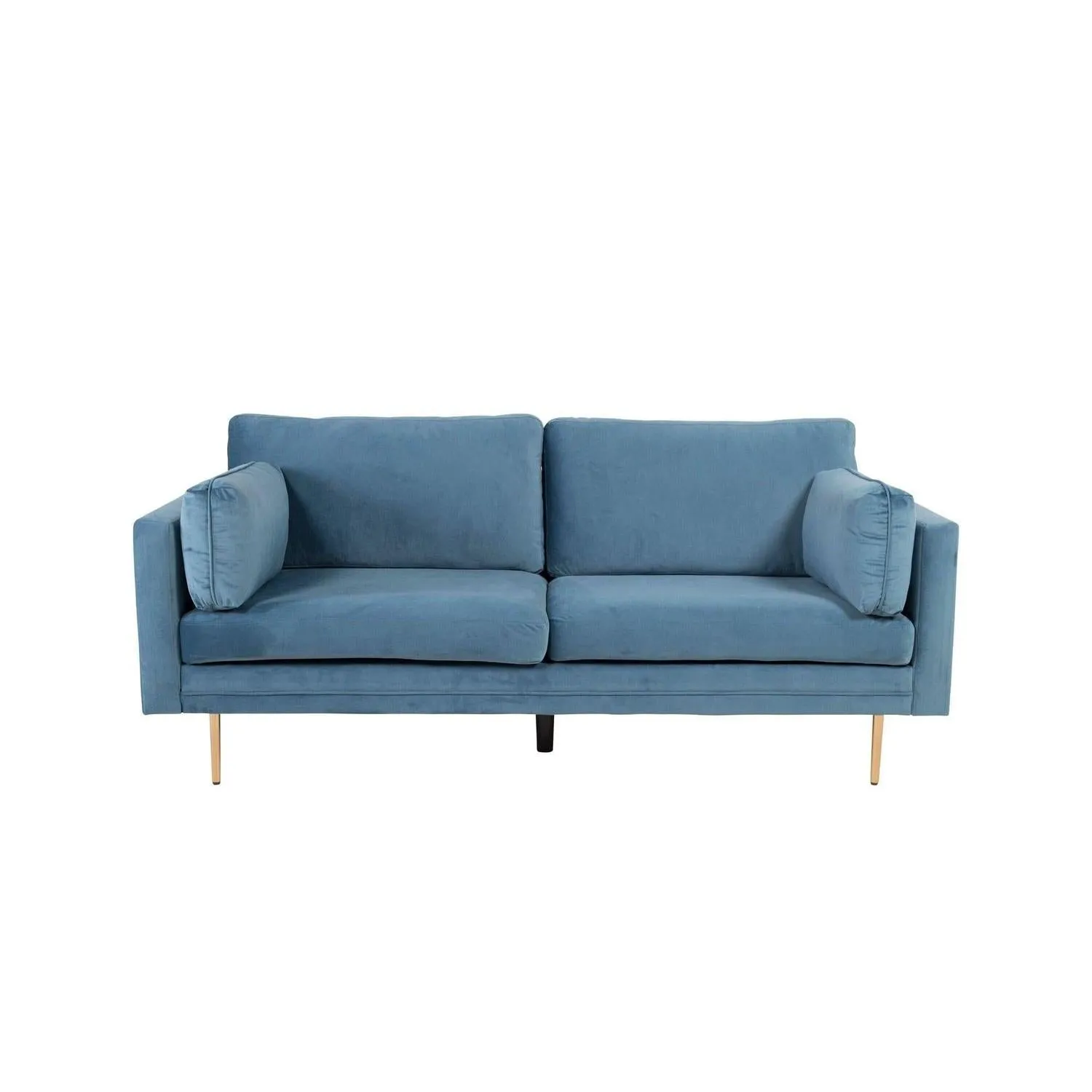 3-Sitzer Sofa Boom aus Samt - Blau