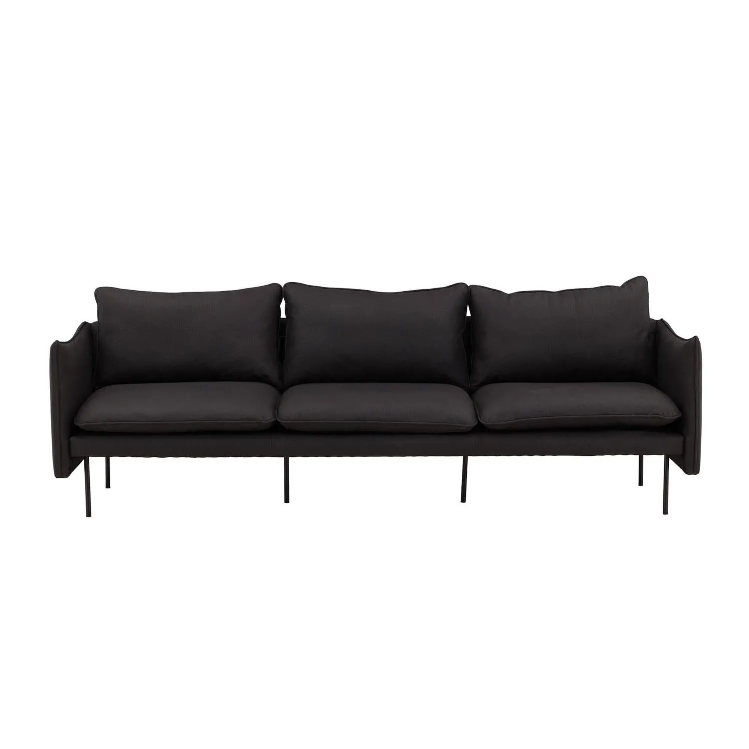3-Sitzer Sofa Brunskär - Mattschwarz