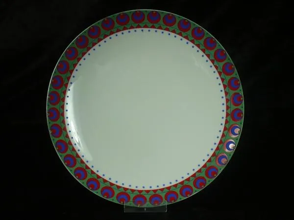 Kuchenteller - Fürstenberg Galerie 02793 Rotes Kleeblatt