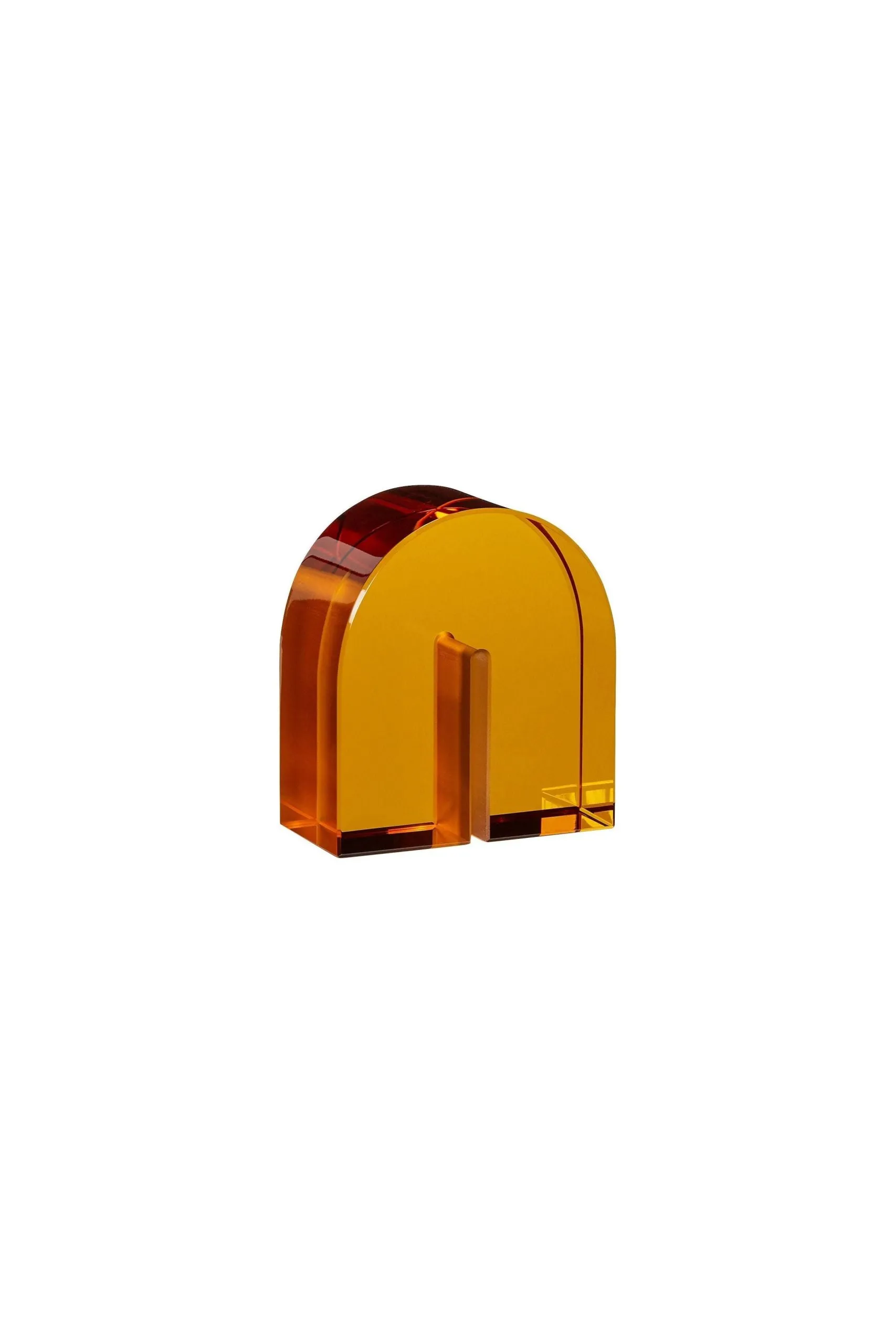 Arch Bookends Amber