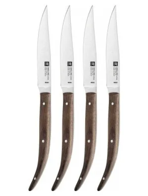 Zwilling Steakmesserset 4-tlg., Eichenholz dunkel, 39161-000 / 1003040