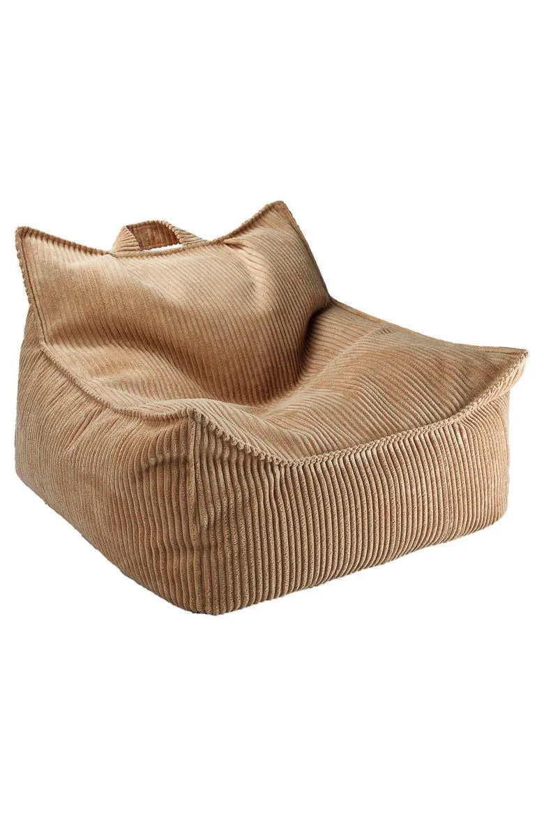 Toffee Corduroy Bean Bag Chair